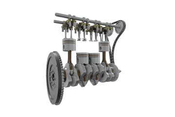 Simple inline-four engine