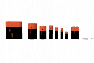 Alkaline batteries