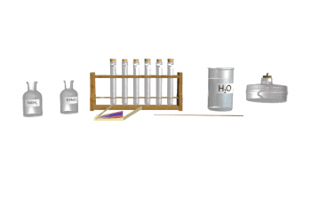 Qualitative reactions for gases