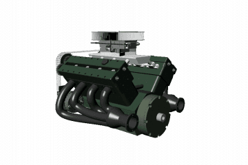  V8 engine
