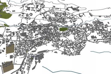 Models accommodating settlements: linear, agglomeration, uniform