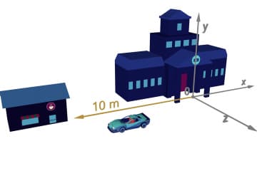 Position, displacement, and distance