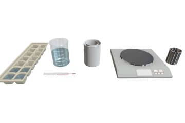 Determination of the specific heat of melting of ice