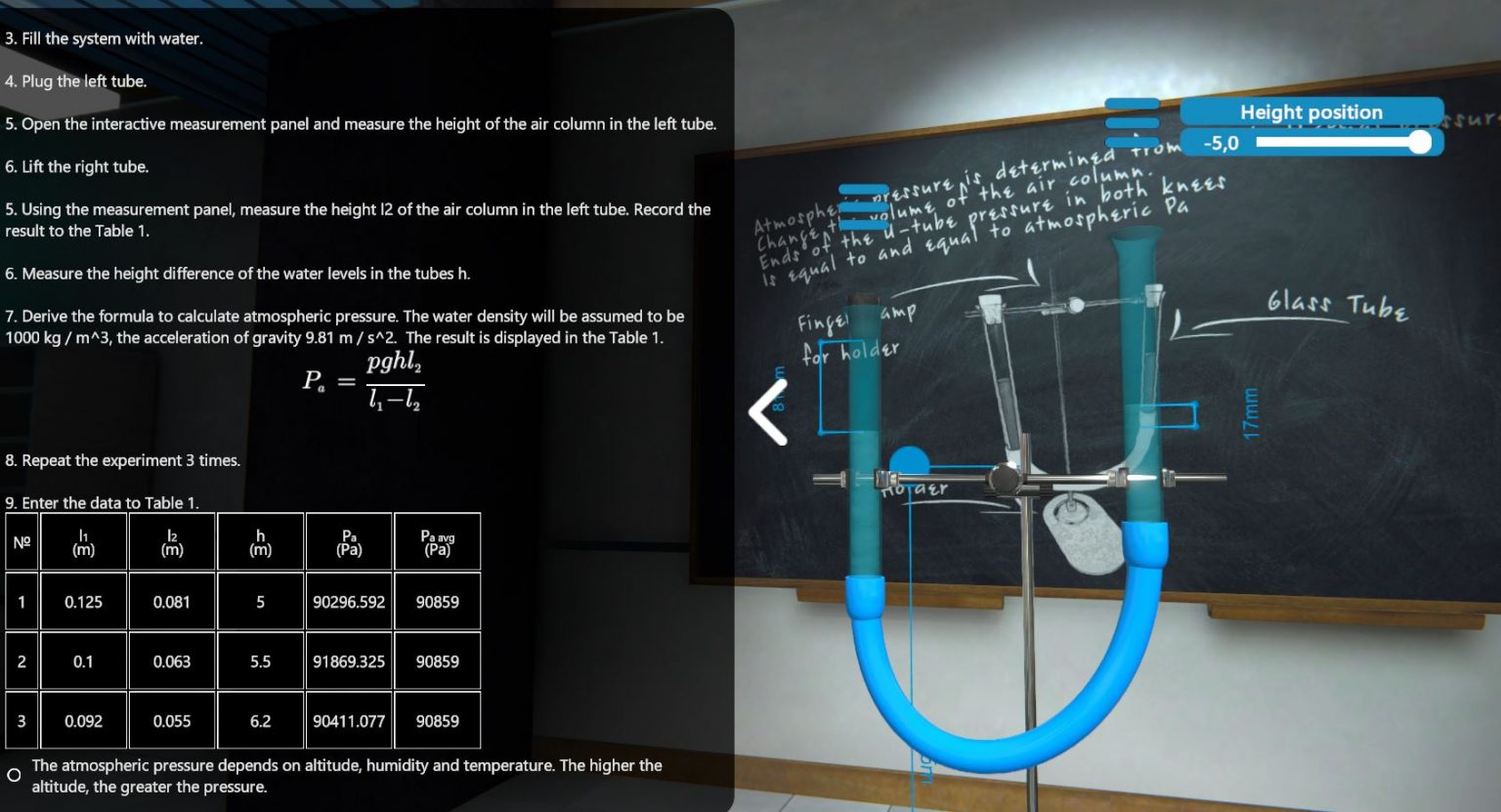 virtual laboratory experiments in physics